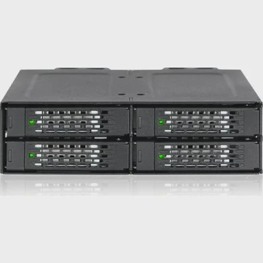 ICY DOCK Mobilni nosač ToughArmor MB699VP-B, 5.25", 4x NVMe U.2 SSD, hot-swap, metalno kućište, crno